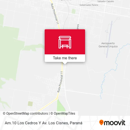 Mapa de Am.10 Los Cedros Y Av. Los Cisnes
