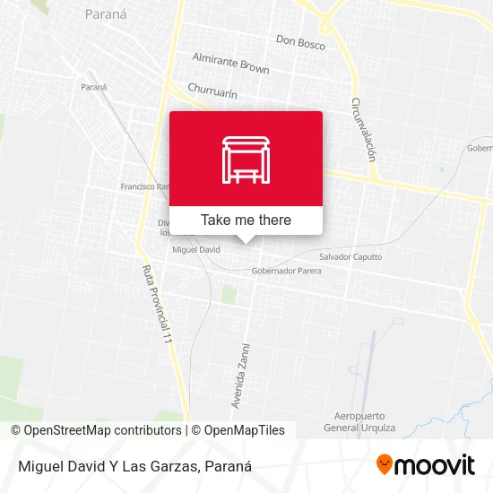 Mapa de Miguel David Y Las Garzas