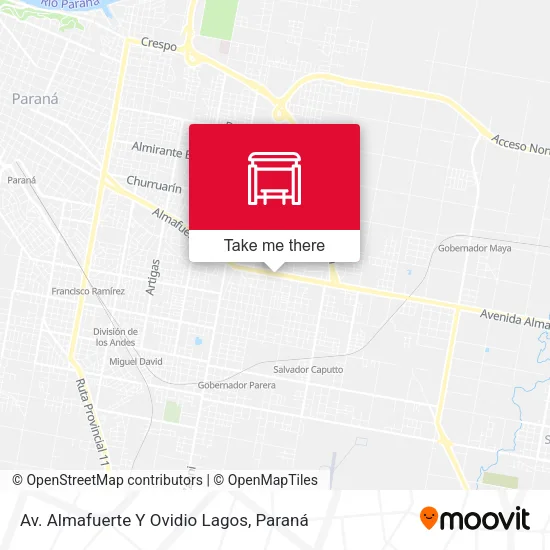 Mapa de Av. Almafuerte Y Ovidio Lagos