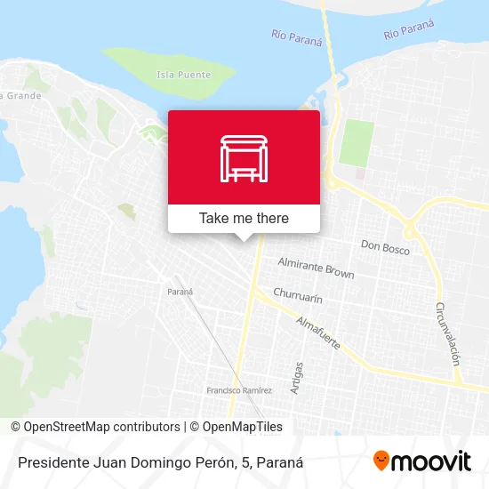 Mapa de Presidente Juan Domingo Perón, 5