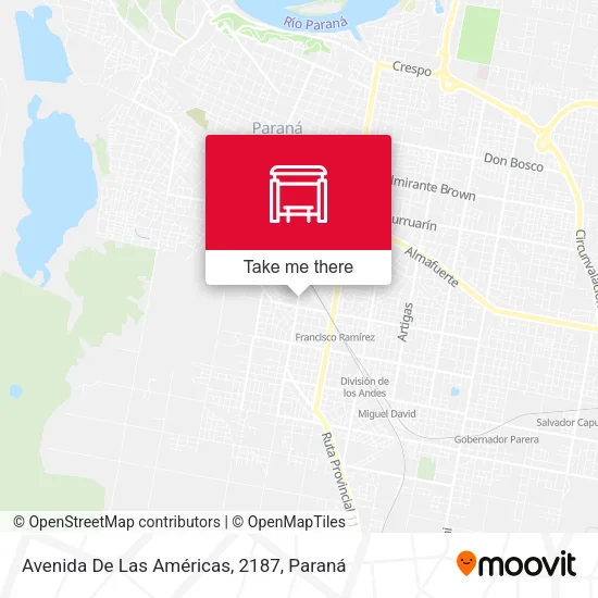 Mapa de Avenida De Las Américas, 2187