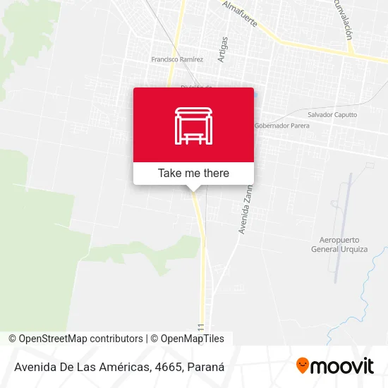 Mapa de Avenida De Las Américas, 4665