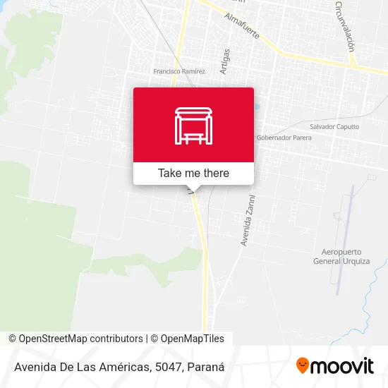 Mapa de Avenida De Las Américas, 5047