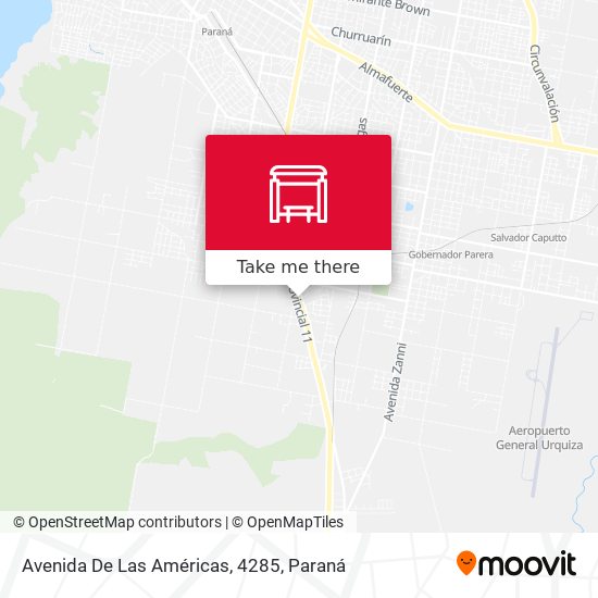 Mapa de Avenida De Las Américas, 4285
