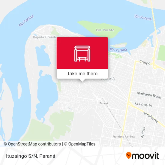 Mapa de Ituzaingo S/N