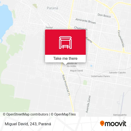 Mapa de Miguel David, 243