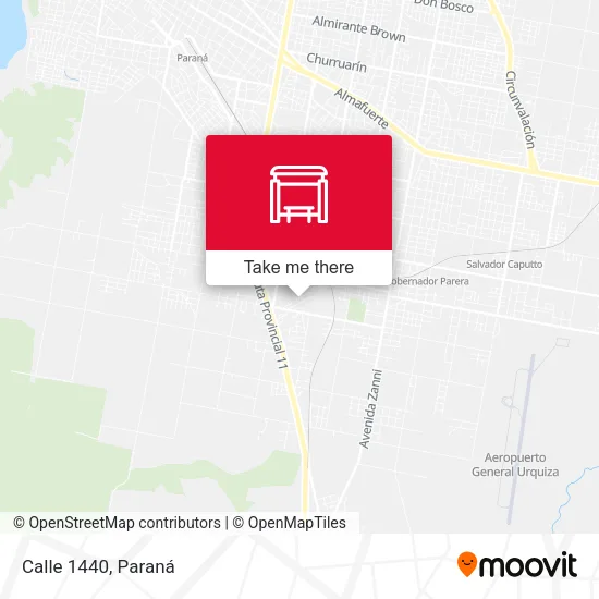 Mapa de Calle 1440
