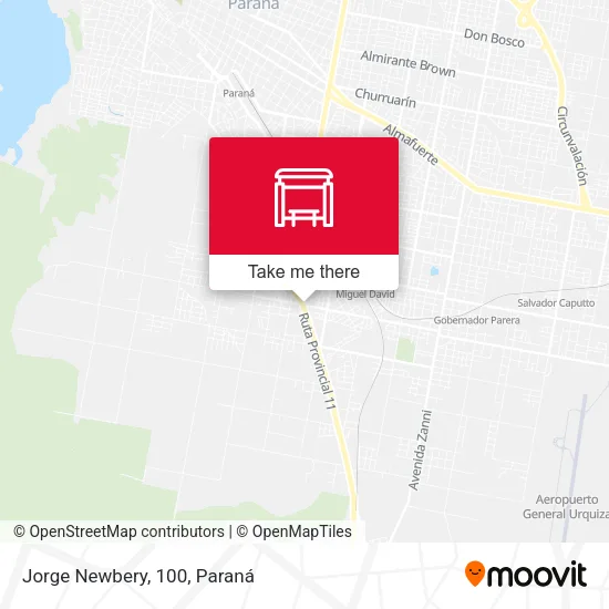 Mapa de Jorge Newbery, 100