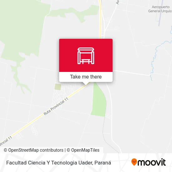 Mapa de Facultad Ciencia Y Tecnologia Uader