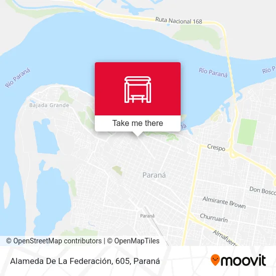Mapa de Alameda De La Federación, 605