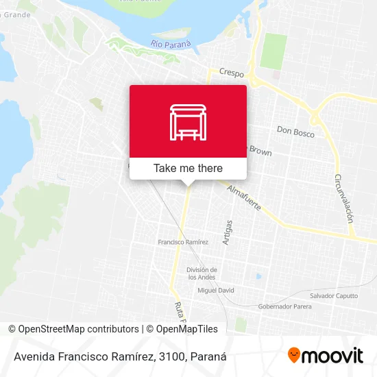 Mapa de Avenida Francisco Ramírez, 3100