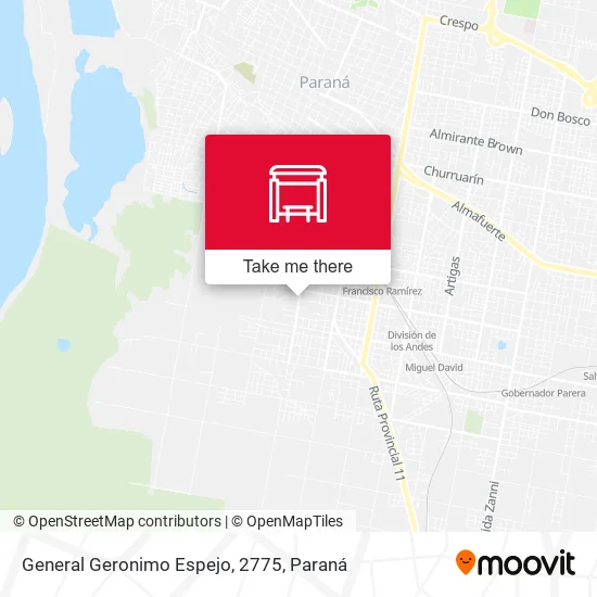 General Geronimo Espejo, 2775 map