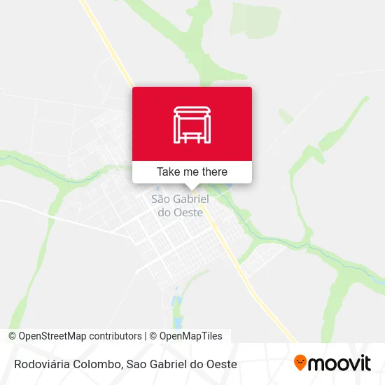 Rodoviária Colombo map