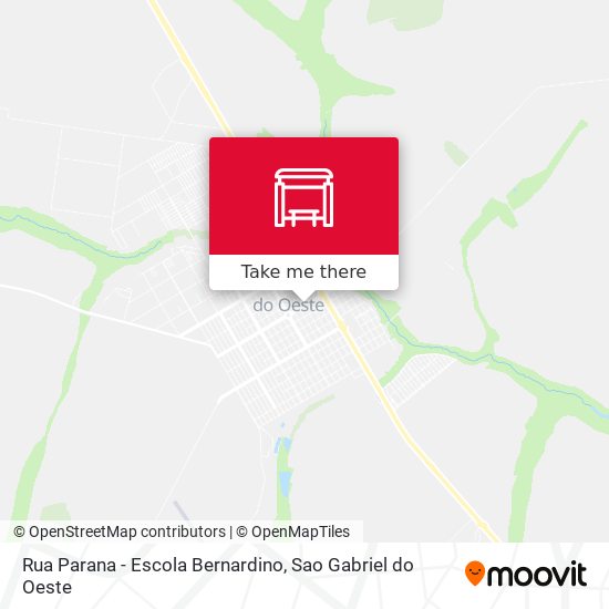 Rua Parana - Escola Bernardino map