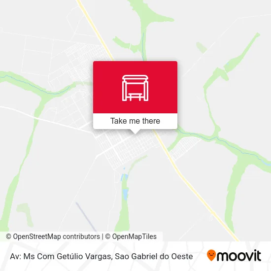 Av: Ms Com Getúlio Vargas map