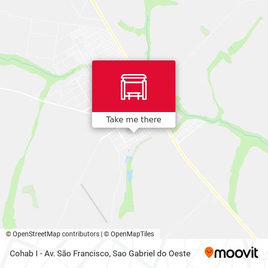 Cohab I - Av. São Francisco map