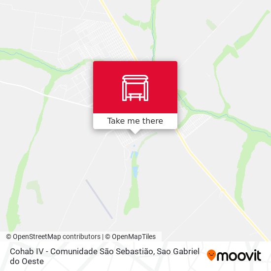 Cohab IV - Comunidade São Sebastião map