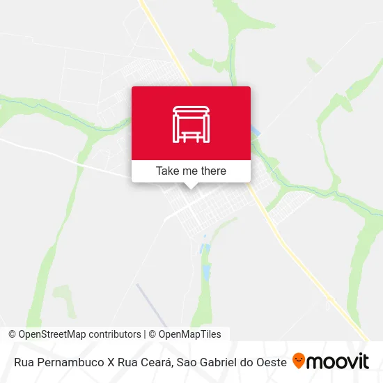 Rua Pernambuco X Rua Ceará map