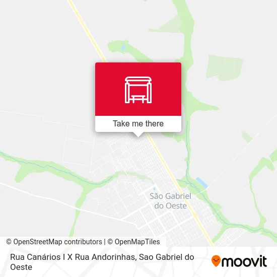 Rua Canários I X Rua Andorinhas map