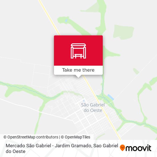 Mercado São Gabriel - Jardim Gramado map