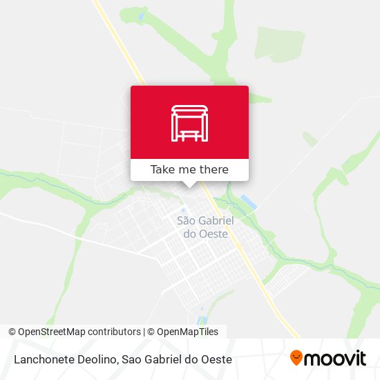 Lanchonete Deolino map