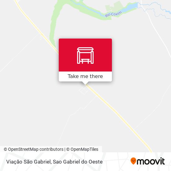 Mapa Viação São Gabriel