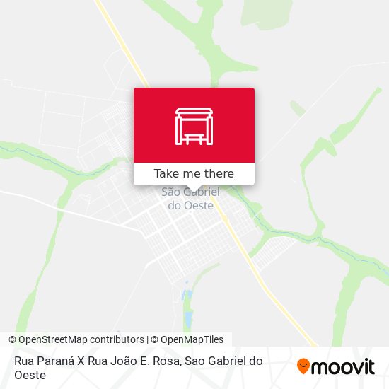 Mapa Rua Paraná X Rua João E. Rosa