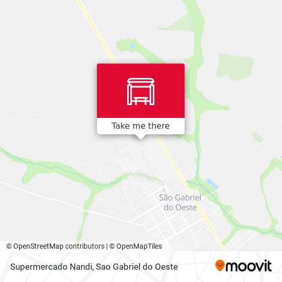 Supermercado Nandi map