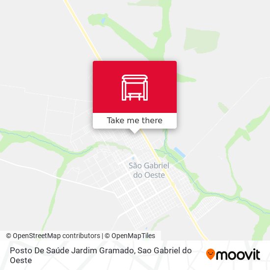 Mapa Posto De Saúde Jardim Gramado