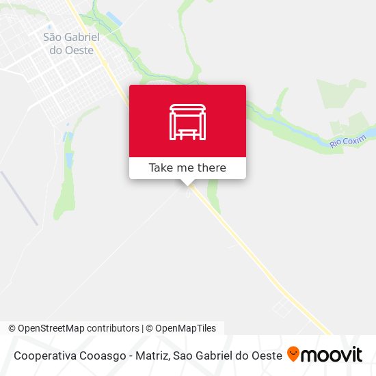 Mapa Cooperativa Cooasgo - Matriz