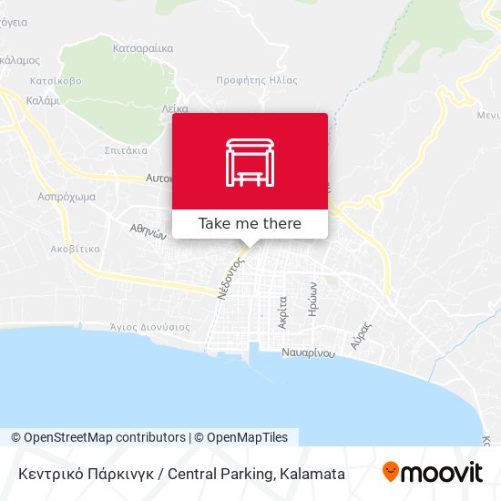 Κεντρικό Πάρκινγκ / Central Parking map