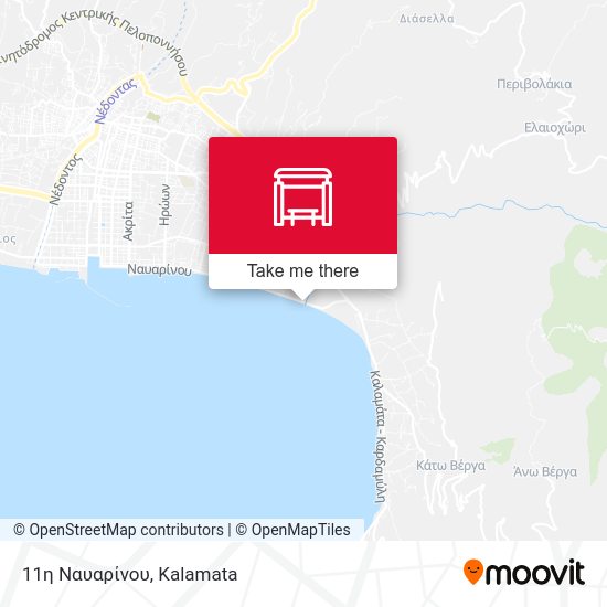 11η Ναυαρίνου map