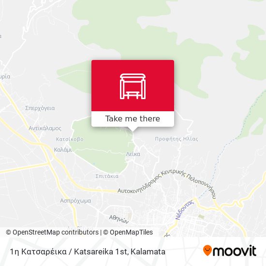 1η Κατσαρέικα / Katsareika 1st map