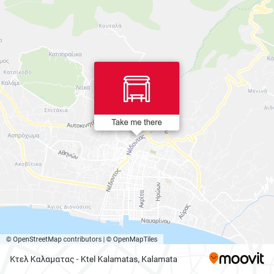 Κτελ Καλαματας - Ktel Kalamatas map