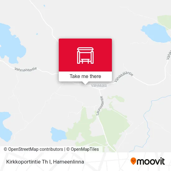 Kirkkoportintie Th I map