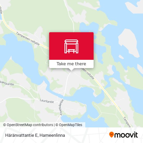 Häränvattantie E map