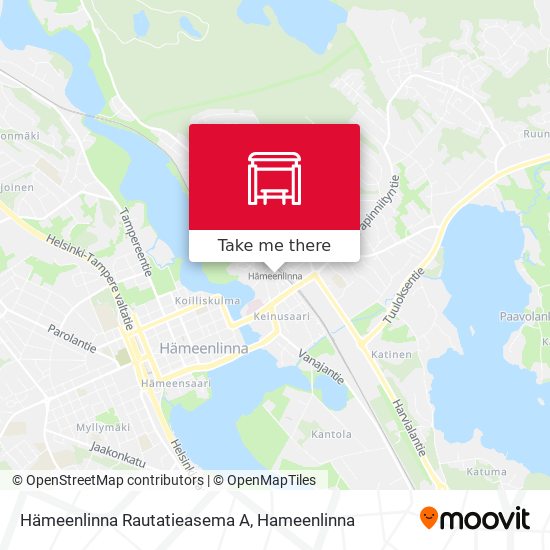 Hämeenlinna Rautatieasema A map
