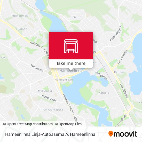 Hämeenlinna Linja-Autoasema A map