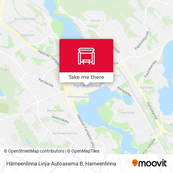 Hämeenlinna Linja-Autoasema B map
