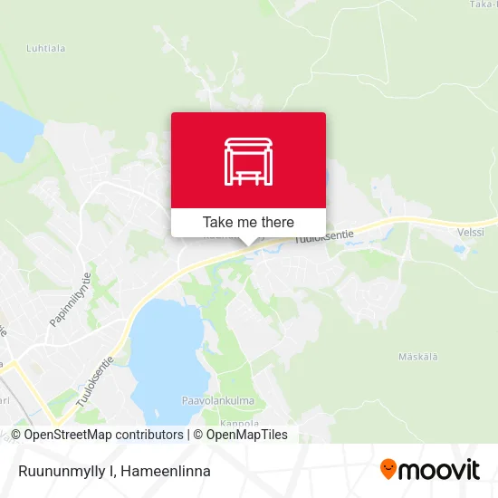 Ruununmylly I map