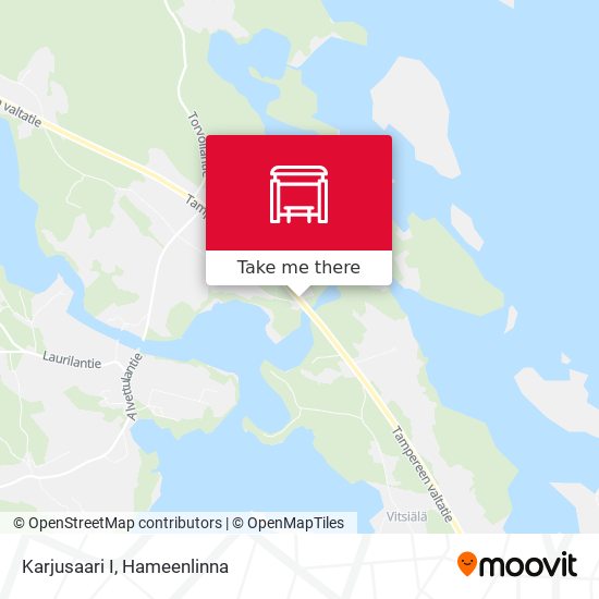 Karjusaari I map