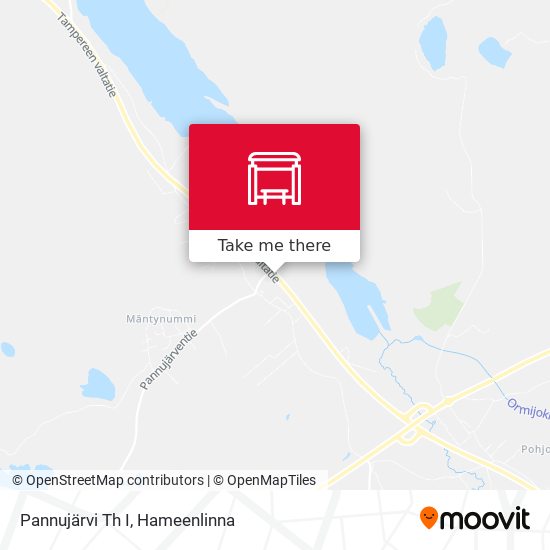 Pannujärvi Th I map