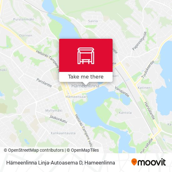 Hämeenlinna Linja-Autoasema D map
