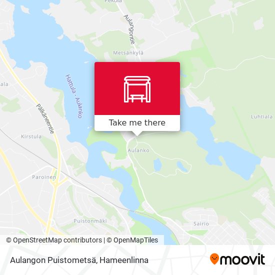 Aulangon Puistometsä map