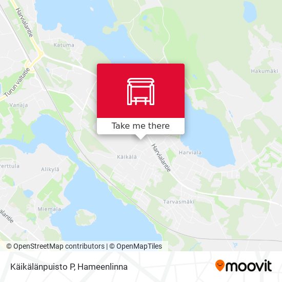 Käikälänpuisto P map