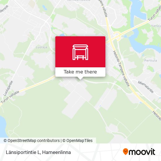 Länsiportintie L map