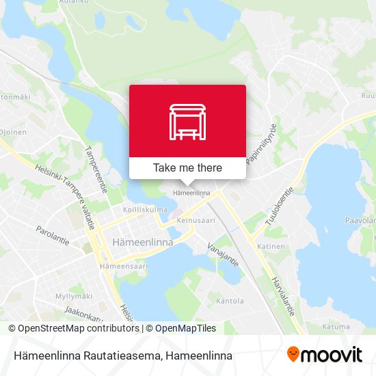 Hämeenlinna Rautatieasema map