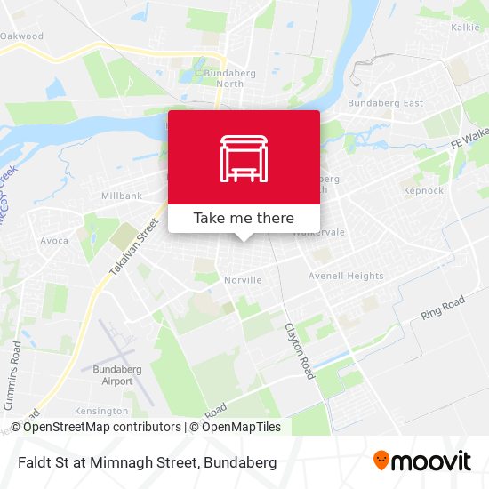 Mapa Faldt St at Mimnagh Street