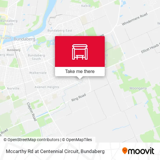 Mapa Mccarthy Rd at Centennial Circuit