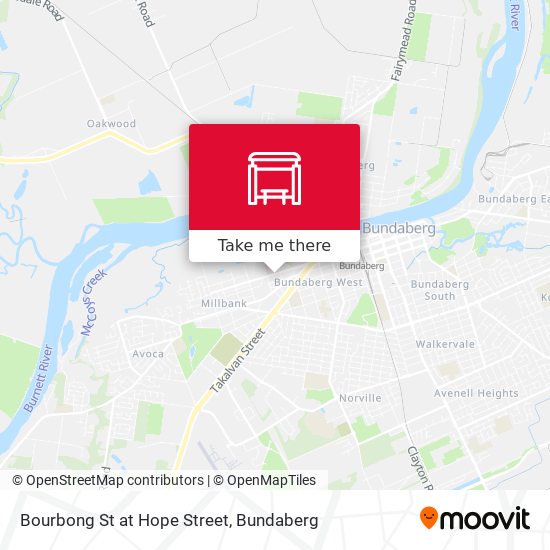 Bourbong St at Hope Street map